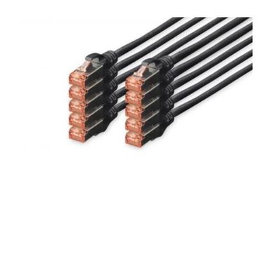 Netzwerkkabel Digitus CAT 6 S/FTP, 5 Meter, Schwarz