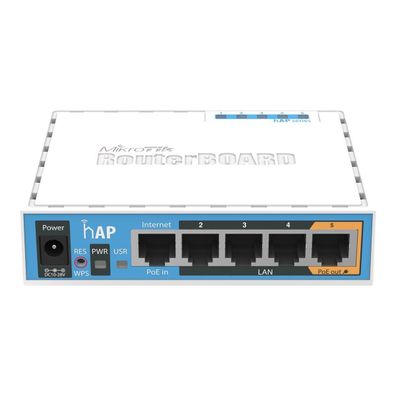 Router Mikrotik hAP Weiß 300 Mbps WLAN