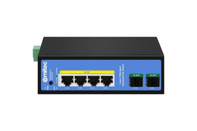 Switch Ernitec Electra-im04-1gb mit 4 Ports und PoE