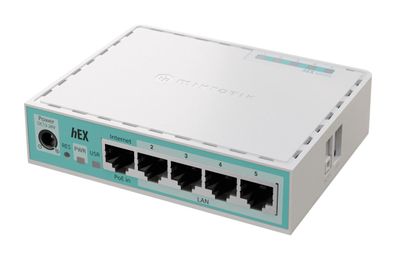 Router Mikrotik hEX (E50UG) Weiß Gigabit Ethernet