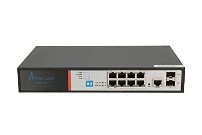 Netzwerk-Switch Extralink 8-Port Gigabit PoE Managed
