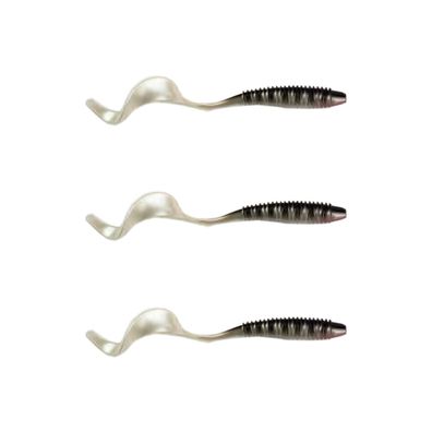 3 Stk Wurm Twister Softbaits 13 cm