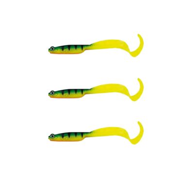 3 Stk Gummifisch Twister Minnow 11 cm