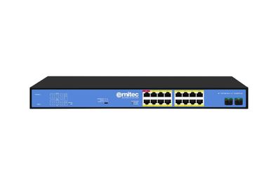 Netzwerk-Switch ernitec Electra-u16-1gb-285w PoE