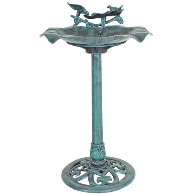 Robuste Vogeltränke, Grün, Höhe 82 cm