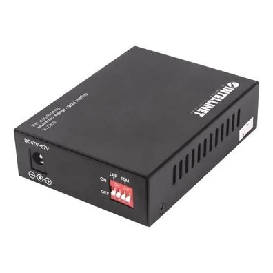 Medienkonverter Intellinet Gigabit PoE+ schwarz