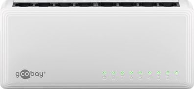 Switch Gigabit no-name 8 Ports, 1000 Mbit/s, schwarz
