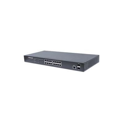 Netzwerk-Switch Intellinet 16x RJ45 + 2x SFP PoE 374W