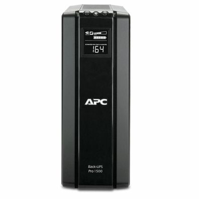 USV APC BR1500G-GR 865 Watt, 6 Schuko Steckdosen, LCD