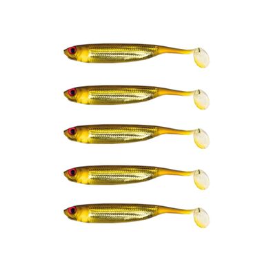 5 Stk Gummifische Dropshot Minnow 5 cm