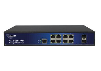 Switch Layer 2 ALLNET mit 54 Ports, 48x 1 GbE, 6x SFP