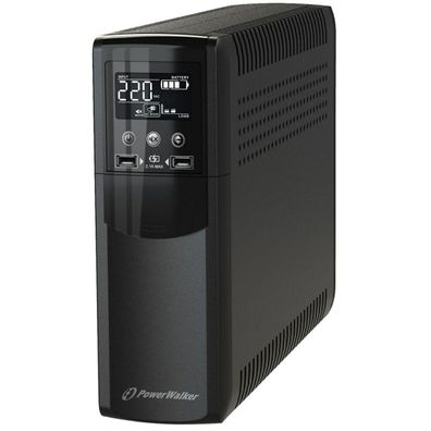 USV PowerWalker 1500 VA, 900 W, Schwarz