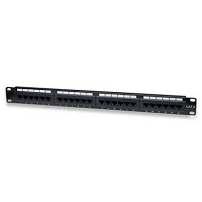 UTP Patchpanel wp 24 Ports schwarz