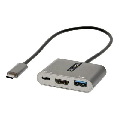 USB-C Multiport Adapter StarTech Silber 4K HDMI 100W