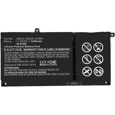 Laptop-Akku CoreParts Li-Polymer 3450 mAh schwarz