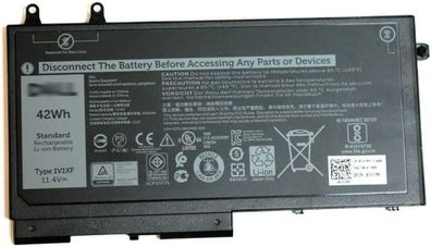 Lithium-Ion Batterie Dell 42Wh, 3 Zellen