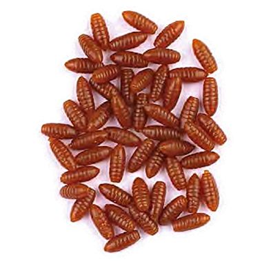 Künstliche Maden Angel Köder Trendex Caster Kunstmaden - hellbraun