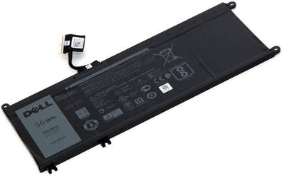 Laptop-Akku Dell 56Wh, 4 Zellen, Schwarz