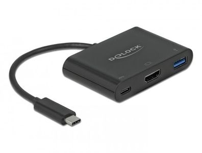 Dock USB DeLOCK mit HDMI und USB 3.2 Gen 1 Ports, schwarz