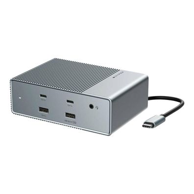 Dockingstation Hype HyperDrive GEN2 15 Ports USB-C Silber
