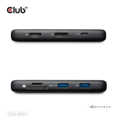USB Type-C Dockingstation Club-3D mit 10 Gbps und 100W Power Delivery