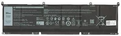Laptop-Akku Dell 70N2F 86 Wh Lithium-Ion