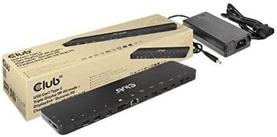 USB-C Dockingstation Club3D 15-in-1 mit 4K Unterstétzung