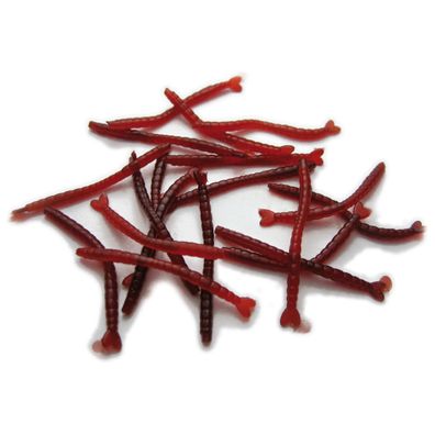 30 künstliche Zuckmückenlarven Blutwurm Angel Köder