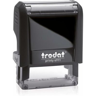trodat Textstempel, individualisierbar printy 4911 selbstfärbend schwarz