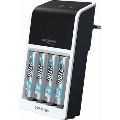 Ansmann Comfort Plus Akku-Ladegerät inkl. Akkus