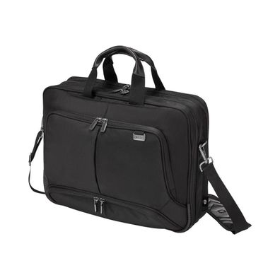 Laptoptasche Dicota mit verschließbarem Fach, schwarz