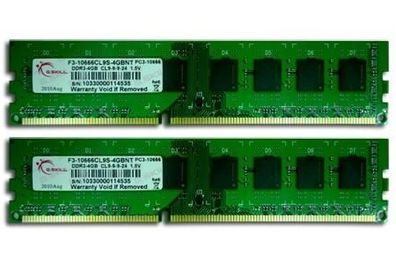 Arbeitsspeicher G. Skill 8 GB Kit (2x4 GB, 1333 MHz)