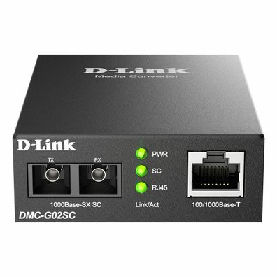 Medienkonverter D-Link DMC-G02SC Ethernet zu Multimode