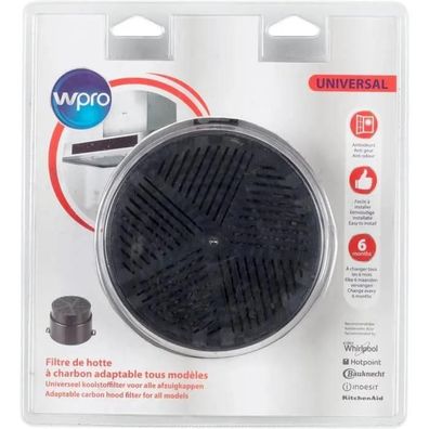 Kéchenfilter WPRO UNF001 Aktivkohlefilter schwarz