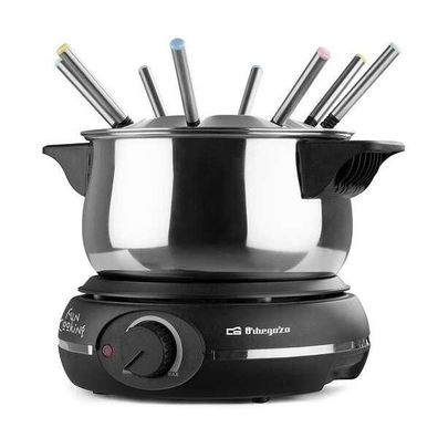 Elektrischer Fonduetopf Orbegozo Edelstahl 1500 W