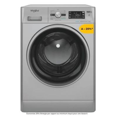 Frontlader Waschmaschine Whirlpool 10 kg, 1400 U/min, Silber