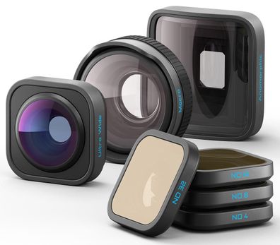Kamerazubehör GoPro HB Kit mit Ultraweitwinkel, Makro und Anamorphot