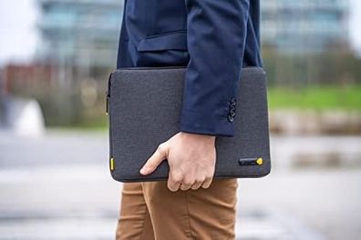 Schutzhélle Techair fér Laptop, grau, robust