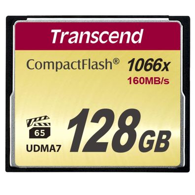 Speicherkarte Transcend 1000x 128 GB CompactFlash