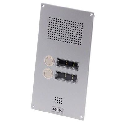 Térstation Agfeo mit zwei Tasten, silber