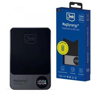 Powerbank 3mk 10.000 mAh, kompakt und modern