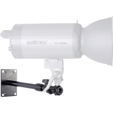 Walimex Wand- und Deckenhalterung 54 cm, Schwarz