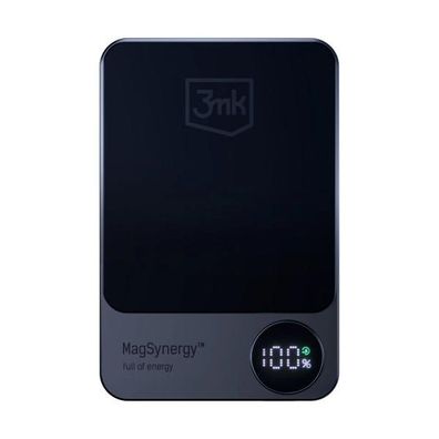 Powerbank 3mk MagSynergy 5000 mAh mit kabellosem Laden