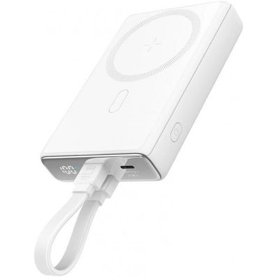 Externe Magnetische Powerbank Joyroom 10000 mAh Weiß
