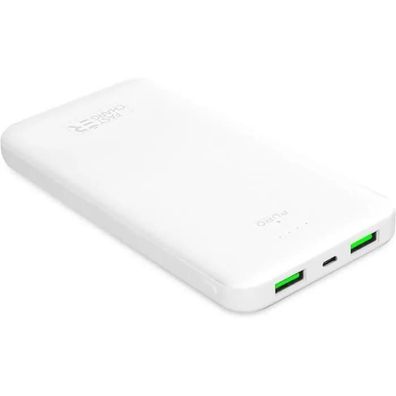 Externe Batterie Puro Slim 10.000 mAh Weiß
