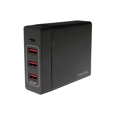 Ladegerät LogiLink USB-A & USB-C 72 Watt