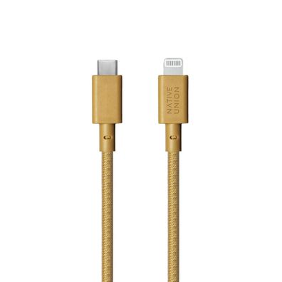 Kabel Native Union Eco Belt Gelb, 3 Meter