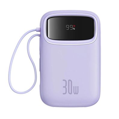 Powerbank Baseus QPow 2 10.000 mAh, 30W, violett