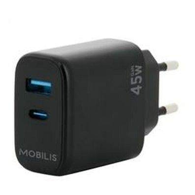 Wandladegerät Mobilis 45W USB-C und USB-A