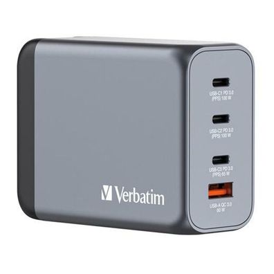 Ladegerät Verbatim 200W GaN USB-C und USB-A